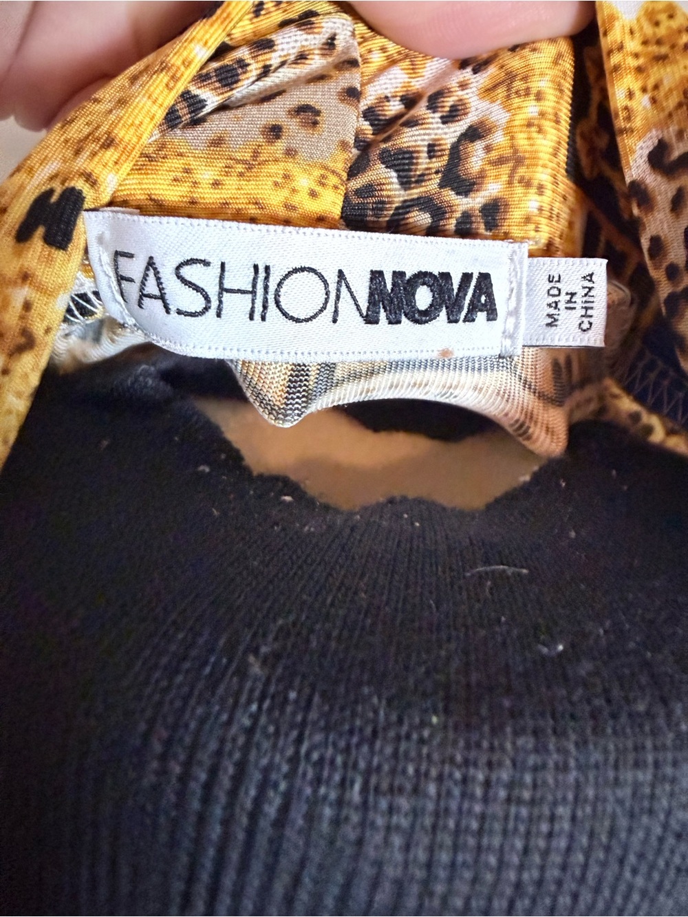 Fashion Nova Blue & Gold Baroque Print Maxi Duster – Size Large - Picture 4 of 4
